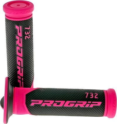 Fietsstuur Grips Zwart Roze Ø 22mm