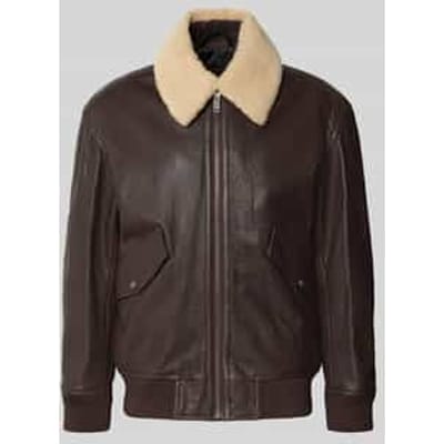 Regular Fit leren jack van puur buffelleer model 'Jopeak'