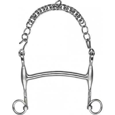 Bit voor paard Feeling Inox satin