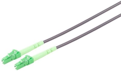 LWL Simplex Patchkabel LC/LC APC SM, OS2, Trittfest (Armored), 30m