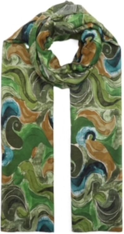 Bijoutheek Sjaal (Fashion) Wave Groen