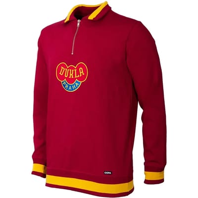 COPA - Dukla Prague 1968 Retro Voetbal Trui - Heren - Rood - M