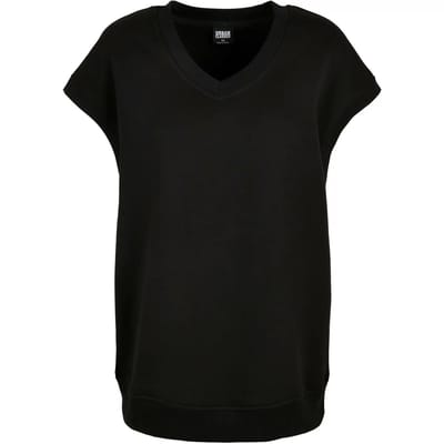 Urban Classics - Oversized Sweat Gilet - S - Zwart