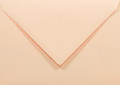 Gladde zalmkleurige enveloppen C6 - 114 x 162 mm - A6 - 50 stuks - NK natgelijmde - 80 gram - Rainbow - Netuno