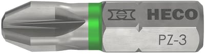 Heco - Drive-Bits - Pozidrive 3 - 25mm Blister verpakking 2 stuks