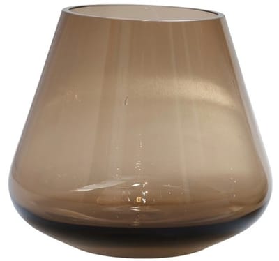 Waxinelichthouder Liora - Taupe - XSmall - Ø13,5 x H12 - set van 2