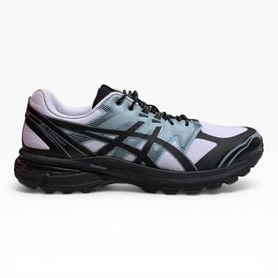 Asics - Gel Terrain - Sportschoenen - Mannen - Grijs / Roze / Zwart - Maat 41.5