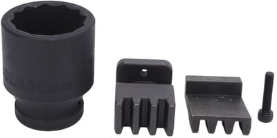 Dailygoods- Vliegwielvergrendelingsgereedschap Robuuste Constructie - Vervanging voor Duramax 6.6L - 3/4 Inch Dop - Vliegwielblokkeergereedschap Set - 4 Stuks - Slijtvast Metaal - Motorblokkeergereedschap