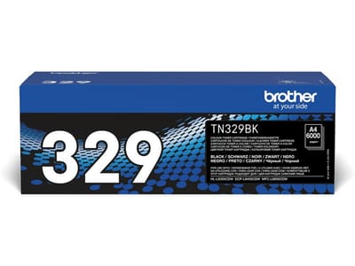Brother TN-329BK toner cartridge zwart extra hoge capaciteit (origineel)
