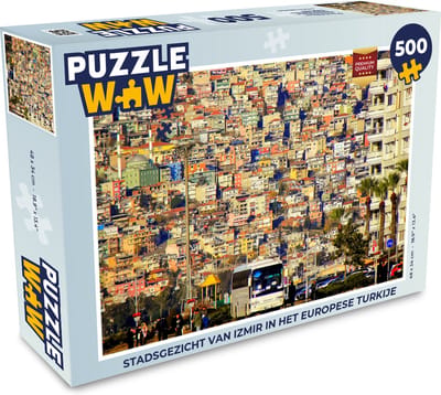 Puzzel Stadsgezicht van Izmir in het Europese Turkije - Legpuzzel - Puzzel 500 stukjes