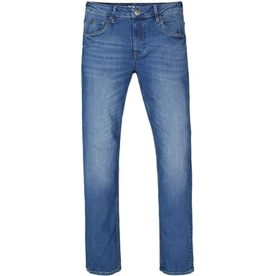 GARCIA Russo Heren Tapered Fit Jeans Blauw