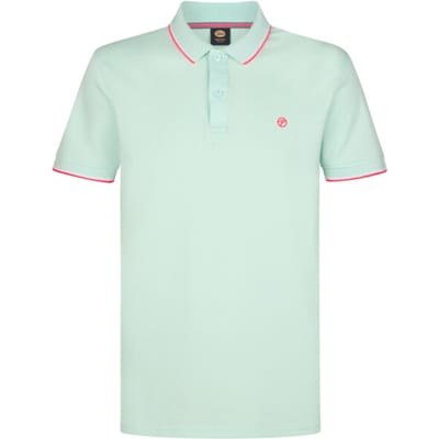 Petrol Industries Polo Shirt Heren - Klassieke Polo - Openstaande Kraag - Korte Mouwen - 100% Katoen - Effen Design - Groen - Maat S
