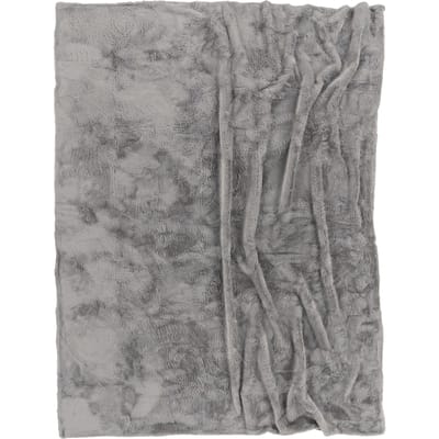 Zachte deken Solina antraciet 200x240 cm