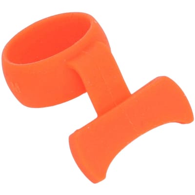 Gitaarplectrum Opberghoes van siliconen, antislip, voor gitaartraining, plectrumhouder voor dames red