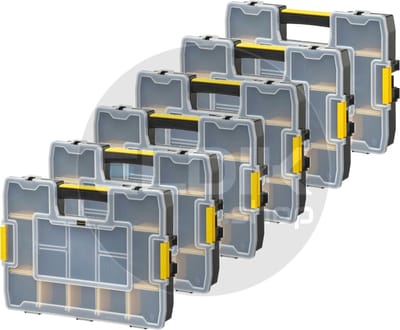 Stanley 1-97-483/6 6 x Sortmaster Organizer Junior | 375 x 290 x 67 mm | AKTIE