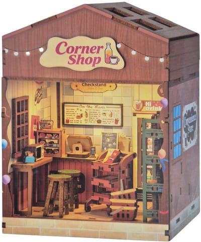 Beehub, DIY Huisje, Convenience Store, BE013153, 19x15,4x9,5 cm