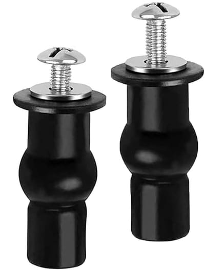 Toiletbril Bevestigingen en Accessoires, Inclusief Bevestigingsschroeven en Rubber Materialen, Set van 2