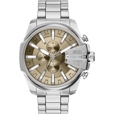Diesel DZ4702 Mannen Horloge 48 mm - Zilverkleurig