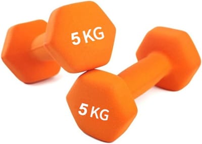 Halterset met Neopreen Gewichtjes voor Fitness en Aerobics - Antislip & Rolvast