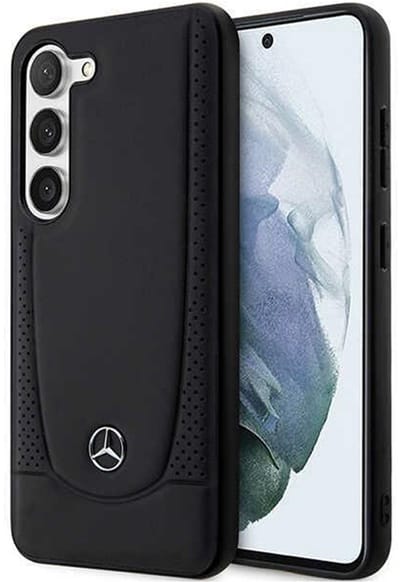 Mercedes-Benz New Urban Back Case - Geschikt voor Samsung Galaxy S23 Plus (S916) - Zwart