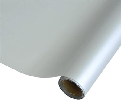 Inpakpapier Rol - Verpakking Decoratie - Geschenken Inpakken - Waterdicht Mat Papier - 60 cm x 11 m - Mistbloemen Zilver