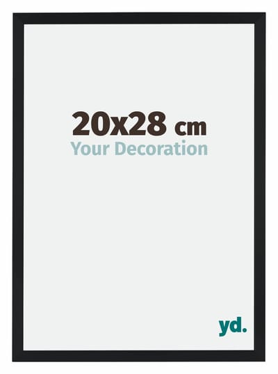 Your Decoration - Fotolijst 20x28 cm - MDF - Zwart Mat - Catania