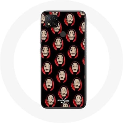 Coque - Xiaomi - Redmi 9C - La Casa De Papel - Souple - Noir - Mixte