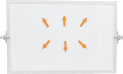 Sam Creative Magnetisch Symbool - Pijl - 1,2x3 cm - Oranje - 25 stuks - Whiteboard Magneten