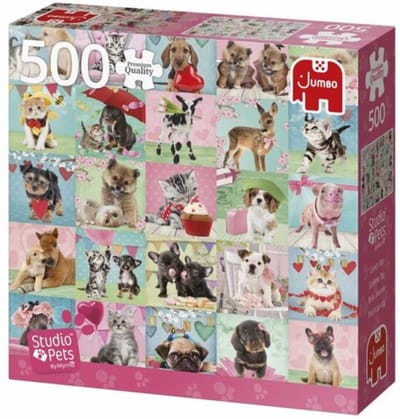 Jumbo Premium Collection Puzzel Studio Pets Lovely Day - Legpuzzel - 500 stukjes