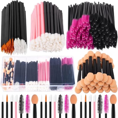 Make-up Applicators Kit - Wenkbrauwborstels Lippenstifthouders - Make-up Aanbrengen - Hygiënisch en Wegwerp - 276 Stuks - Multicolor