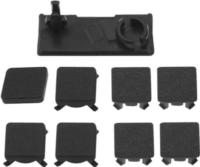 Dailygoody - Schroef Gat Voeten Kit - Vervangende Voet Covers - Zwart