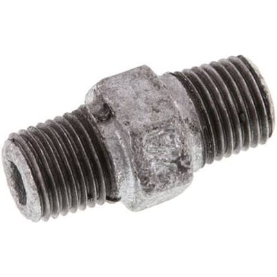 R 1/4'' Verzinkt Gietijzeren Borstnippel 25 Bar [2 Stuks]
