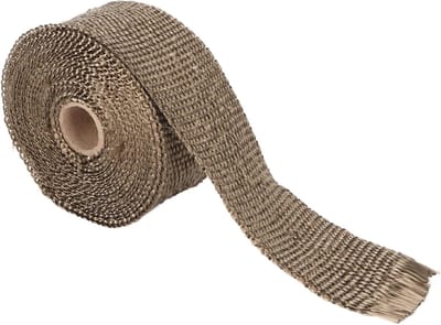 Hittebestendige Pijpafdekking, Isolatietape voor Schorste en Motorrijtuigen met 2 Verstelbare Clips voor Optimale Bescherming en Isolatie