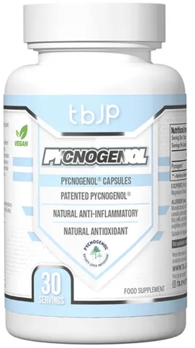 TBJP Pycnogenol 100 mg – 30 Capsules – Franse Zeedenbastextract – Antioxidant Supplement voor Huid, Gewrichten & Doorbloeding - Authentic from Japan