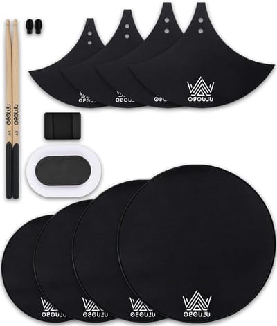 Drum Demper Pads - Trommeldempers Bekkendempers - Geluidsreductie Percussie - Set van 12 Stuks