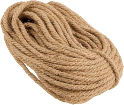 Natuurlijk jute touw 10 mm dik, 50 m lang - ideaal voor tuinieren, knutselen en bundelen van materialen