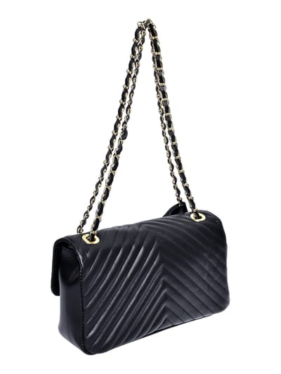 Roberta M Zwart Rundleer Tas
