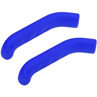 5 Kleuren Fietsremhendelhoes Siliconen Handvatten Antislip Waterdichte Beschermer Fietsonderdeel blauw
