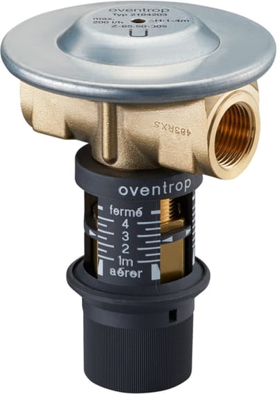 OVENTROP Membraan anti-hevelventiel Oilstop V G 3/8 IG, beveiligingshoogtes van 1 m tot 4 m traploos instelbaar, max. oliedoorvoer 200 l/h, 2104203