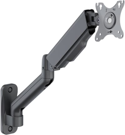 Muurbeugel voor 17-32 inch scherm - Pro - tot 9kg - met Gasveer - Zwart