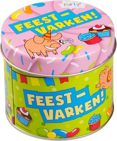 Snoepblikjes - Feestvarken
