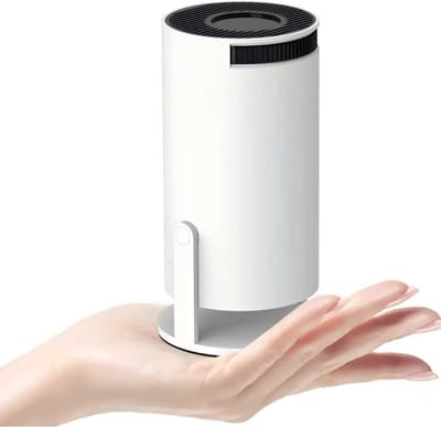 QUOVO® Draagbare beamer - Beamer - Projector - Mini Beamer - Wit - ‎ 17cm x 12cm x 13cm