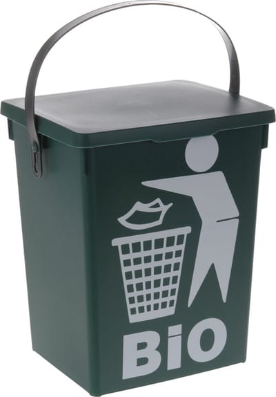 Bioafvalbox - groen - 5 liter