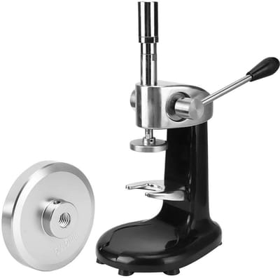 Dailygoody - Handmatige Koffie Tamper - Roestvrij Staal - Eenvoudig in gebruik - Zwart - Koffie Power Tamper - Perfect voor koffie-extractie - Koffie