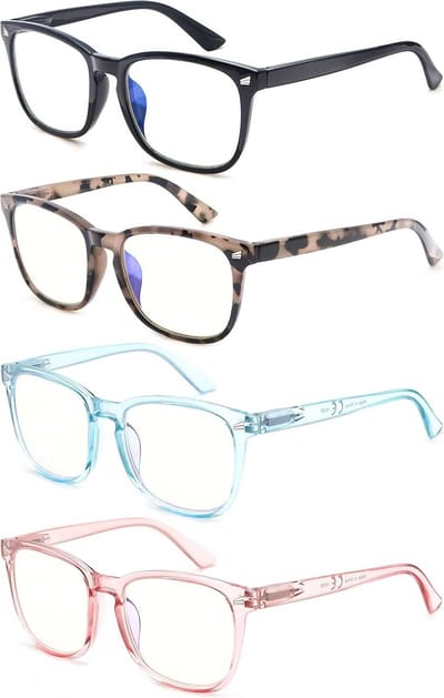 Leesbril Dames Blauw Licht Blokkering met UV-bescherming voor Computer, TV, Tablet en Smartphone