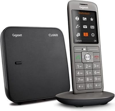 Gigaset CL660 Analog/DECT telephone Antraciet Nummerherkenning