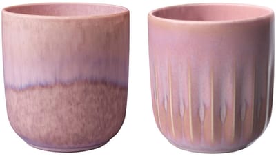 Villeroy & Boch Mokken Perlemor Coral - 290 ml - 2 stuks