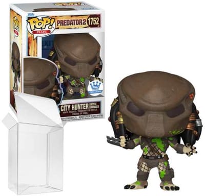 Funko Pop! PLUS Movies: Predator 2 - City Hunter Battle Damaged #1752 Funko Shop Exclusive