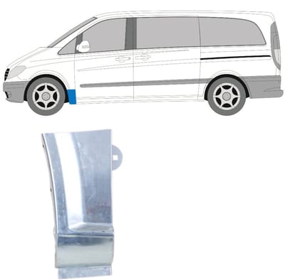 Reparatiepaneel voorspatbord voor Mercedes Vito W639 2003-2014 / Links