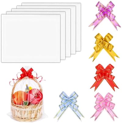 Dailygoods- Cadeaufolie 5 Stuks 75x100cm - Transparante Folie